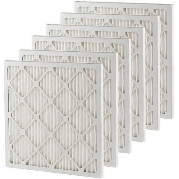SpiroPure 7.75x23.75x1 MERV 13 Pleated Filter Air Filters - Made in USA (6 Pack)