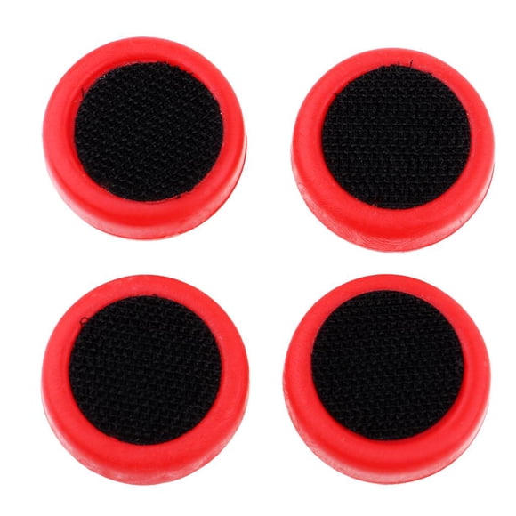 4-part Replacement Sliding Block for Skateboard Longboard Sliding Gloves Stop Red