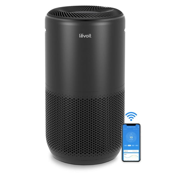 Levoit Core 400S Smart WiFi Air Purifier, 403 Sq Ft 3-in-1 Filter, Black