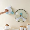 thumbnail image 2 of 2pcs Adjustable Rotating Lid Holder Rotating Kitchen Pot Lid Practical Wall Mounted Foldable Pot Lid Holder Self Adhesive Adjustable Lid Holder Wall M, 2 of 5