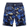 thumbnail image 2 of SWSMCLT Men's Cotton Shorts Beach Beach Pants Short Casual Shorts Swimming Hawaiian Mid Rise Summer Fashion 9Royal Blue Medium, 2 of 4