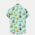 thumbnail image 4 of Awdenio Tshirts Shirts for Men Hawaiian Shirt Short Sleeves Button Down Beach Casual Shirts with Pocket, 4 of 4