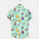 thumbnail image 4 of Blusa y camisa de manga corta con cuello vuelto para hombre, camisa informal de moda para hombre, camisa de manga corta con cuello vuelto, camisa de verano con botones, blusa de poliéster para hombre, 4 of 4