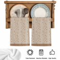 thumbnail image 5 of Pink Brown Floral Kitchen Towels Set of 4, Spring Flowers Absorbent Dish Towels for Kitchen, Microfiber Hand Towel, Quick Drying Tea Towel for Cleaning Decorative Dishcloths Farmhouse Botanical, 5 of 7