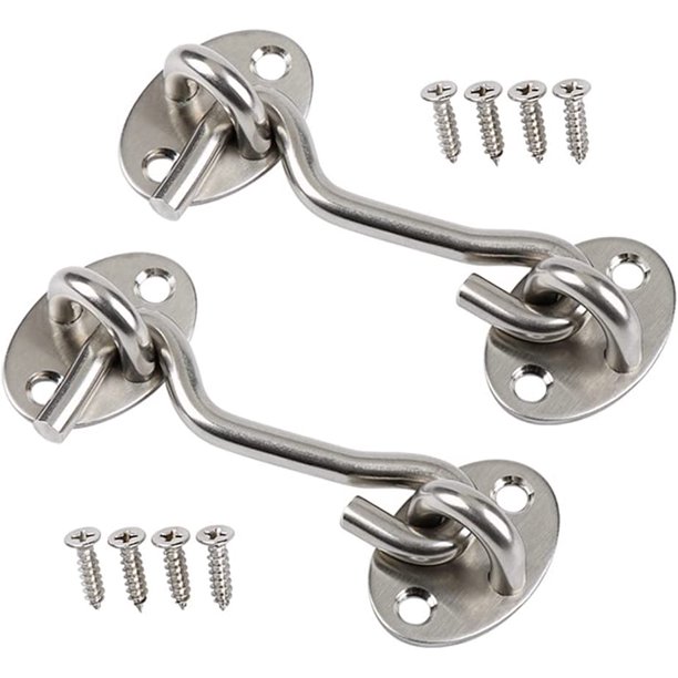 2 piece cabin hook storm hook with eyelet door hook window hook