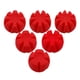thumbnail image 3 of 6 piezas de bases de flores reutilizables de silicona para moldear velas y jabón con resina epoxi. Rojo, 3 of 9