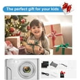 thumbnail image 6 of Zostuic Kids Digital Camera, FHD 1080P 48MP 16X Digital Zoom, Compact Mini Camera (Silver), 6 of 7
