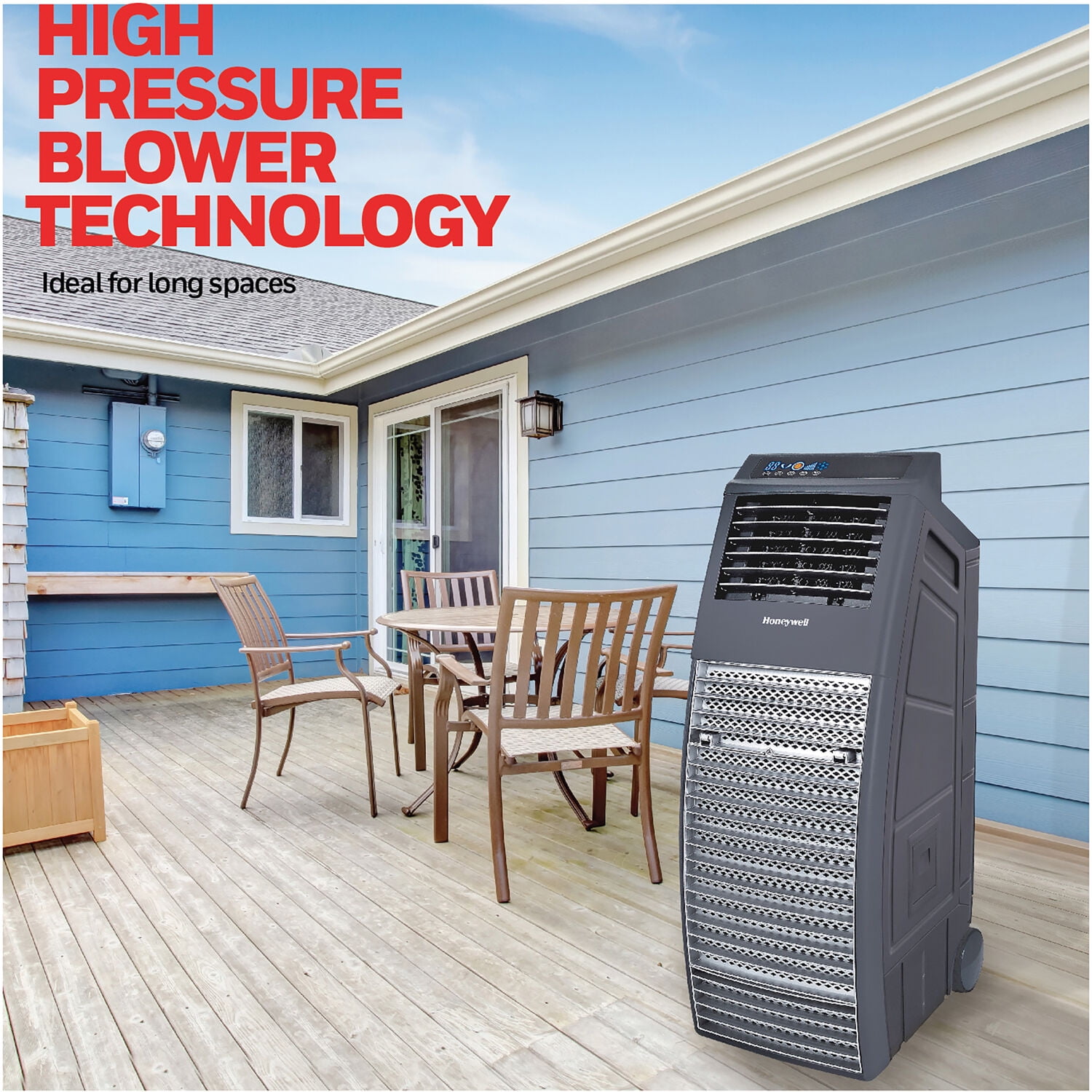 Honeywell Portable Evaporative Cooler with Remote Gray (CO301PC)