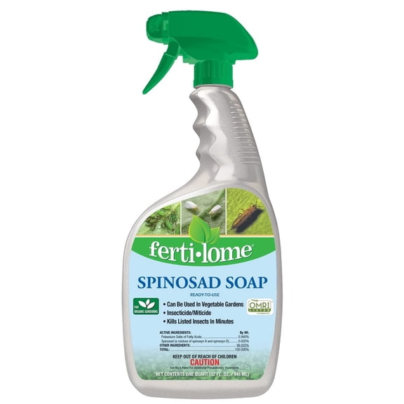 Ferti-lome Spinosad Soap RTU -Controls Insects - 32 fl oz Bottle by VPG