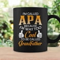 thumbnail image 3 of Apa Grandpa Gift Im Called Apa Because Im Too Cool To Be Called Grandfather Coffee Mugs, 3 of 4