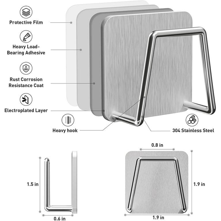 Command Wall and Cabinet Organizer, Silver