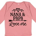 thumbnail image 4 of Inktastic Nana Papa Love Me Grandchild Boys or Girls Long Sleeve Baby Bodysuit, 4 of 5