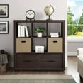 Better Homes & Gardens Steele 6 Cube Storage Bookcase Organizer with