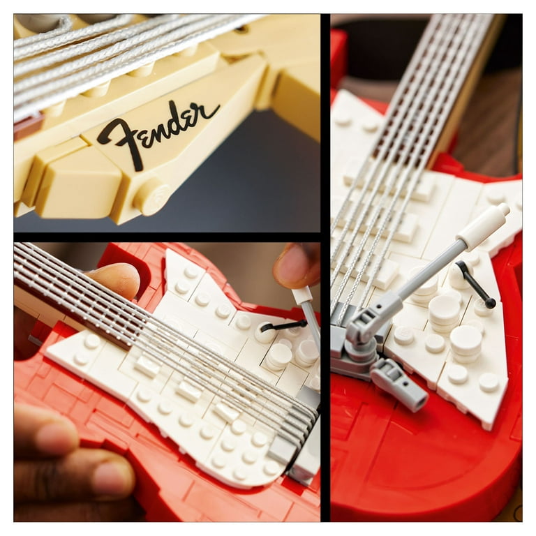  LEGO 21329 Ideas Fender Stratocaster DIY Guitar Model