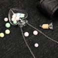 thumbnail image 3 of Collar con Colgante de Aceite Esencial Yuxing Transparente Cadena de Acero de Titanio - D, 3 of 3