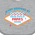 thumbnail image 4 of Inktastic Las Vegas Stays at Papa's Boys or Girls Baby Bib, 4 of 4