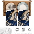 thumbnail image 5 of Blue Marble Kitchen Towels Set of 1, Grey Gold Texture Vintage Farmhouse Art Absorbent Dish Towels for Kitchen, Microfiber Hand Towel, Quick Drying Tea Towel for Cleaning Decorative Dishcloths, 5 of 7