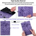 thumbnail image 5 of Allytechgroup Flip Case for Apple iPad (A16) 11th Gen 11" 2025/ iPad 10th Gen 10.9" 2022,Stylish Blossom PU Leather Auto Sleep Wake Protective Pencil Holder Shockproof Case for iPad 11/ iPad 10,Purple, 5 of 8