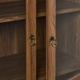 thumbnail image 6 of Modway Tessa Tall Arched Storage Display Cabinet in Walnut, 6 of 10