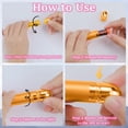 thumbnail image 2 of Beauty Bar 24k Gold Skin Care Face Massager Roller, 2 in 1 Electric 3D Roller and T Shape Energy Beauty Bar for Face Lift and Skin Tightening, Handheld Massagers, 2 of 6