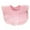Pink, variant on Baby Girl Snap Button Bibs Cotton Cute Bow Lace Bibs Waterproof Saliva Towel,0-2T