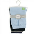Luvable Friends Baby and Toddler Boy Cotton Pants 4pk, Boy Solid, 03