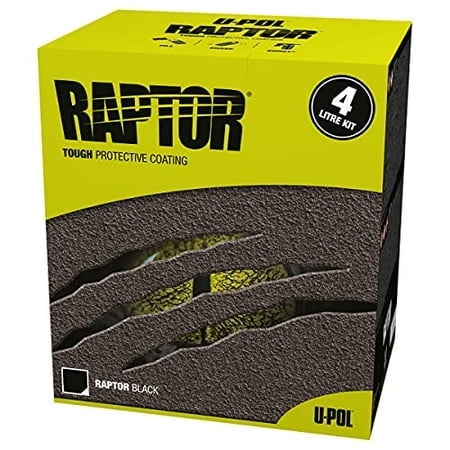 RAPTOR 0820 U-Pol Products Black Truck Bed Liner Kit - 1 Gallon kit