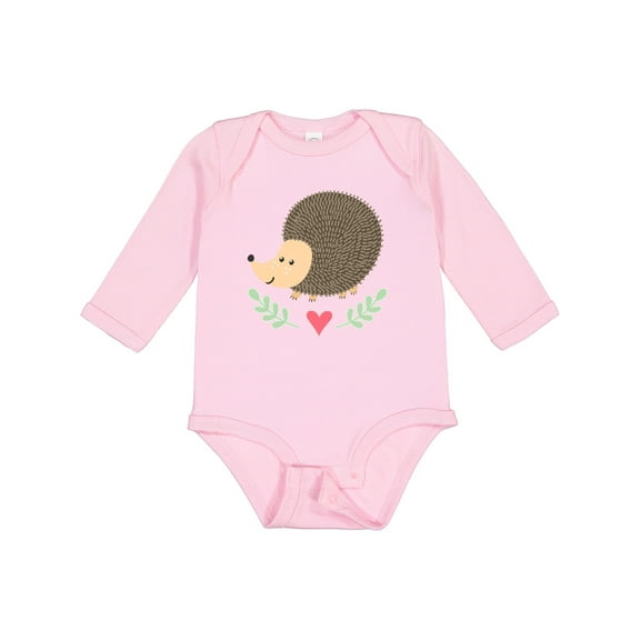 Inktastic Hedgehog Lover Girls Girls Long Sleeve Baby Bodysuit