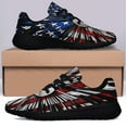 thumbnail image 3 of Baseball American flag Shoes Sneakers Black Size 9, 3 of 7