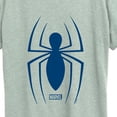 thumbnail image 2 of Marvel - Spider-Man Blue Spider Logo - Women's Short Sleeve Graphic T-Shirt, 2 of 4