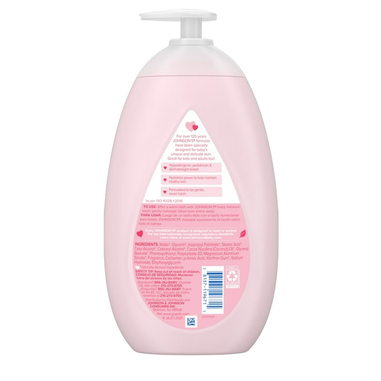 Johnson's Head-to-Toe Moisturizing Baby Body Lotion for