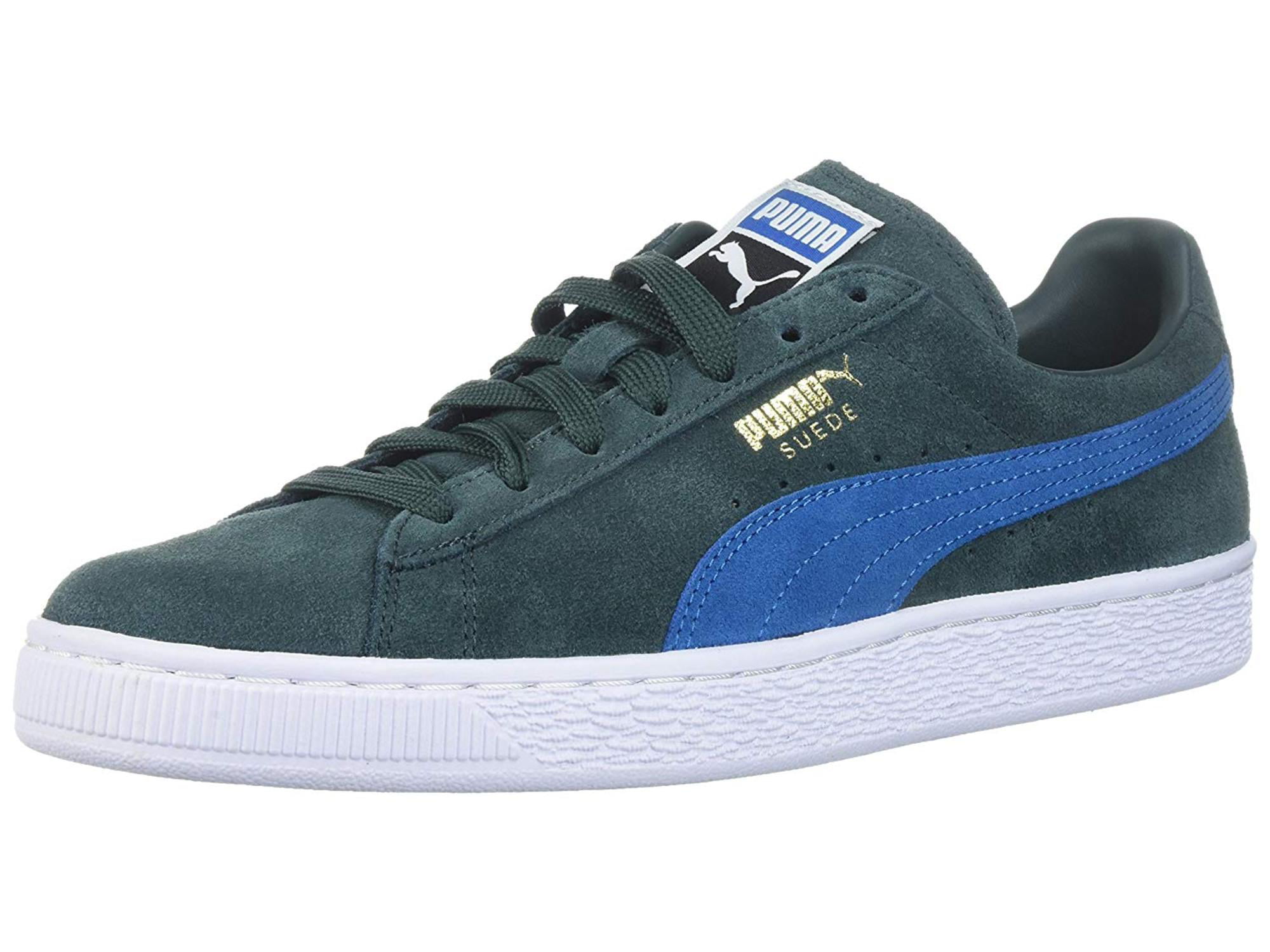 Puma Womens 35546 01 Suede Low Top Lace Up Fashion Sneakers - Walmart.com