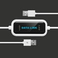 thumbnail image 4 of EIGTHTAIL Câble de Date USB PC vers PC Partage en Ligne Lien Synchrone Réseau Transfert de Données Direct Pont Câble LED pour Double Ordinateur, 4 of 8