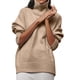 thumbnail image 4 of Ropa de mujer personalizada Suéter de fiesta europeo y americano Suéter suelto popular de cuello alto medio para otoño e invierno, 4 of 5