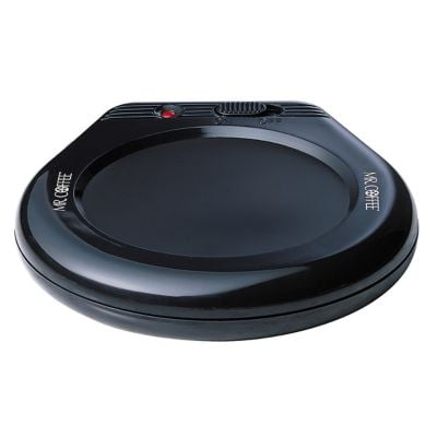 APEKX Slimme bekerwarmer met automatische in- en uitschakeling, 131°F/55°C intelligente temperatuurregeling, zelfverwarming, draadloze oplaadfunctie en beker, perfect voor thuiskantoor (zwart