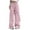 Pink, variant on Women Pants Wide Leg Cargo Pants with Side Pocket Mid Waisted Baggy Stretchy Drawstring Trousers Streetwear Straight Leg Sweatpants for Women Army Green S
