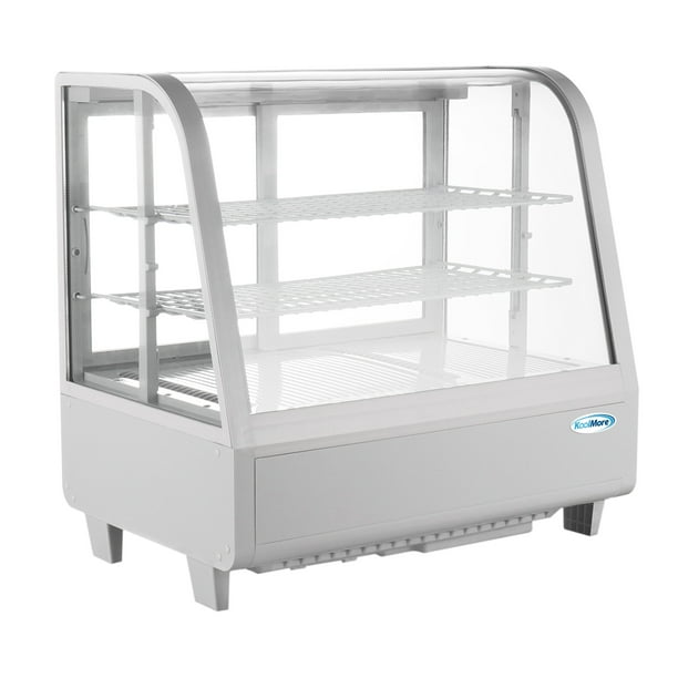 Commercial 27" Countertop Refrigerated Display Case with LED Lighting