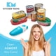 thumbnail image 4 of Kitchen Mama Auto Abrelatas eléctrico: abre tus latas con un simple botón – automático, manos libres, borde liso, seguro para alimentos, funciona con pilas, sí puedes (azul cielo), 4 of 5