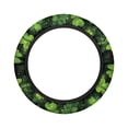 thumbnail image 7 of ZUXONGSY Green Leaf Golf Cart Steering Wheel Covers Golf Steering Wheel Protector Convenient to Store Car Interior Accessories Stretchy Auto Wheel Cover Gifts for Friends Family, 7 of 7