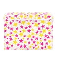 thumbnail image 7 of Yayeee Collapsible Cube Storage Bin with Lid Fabric Closet Decorative Basket with Handles, Beige Stars, 7 of 7