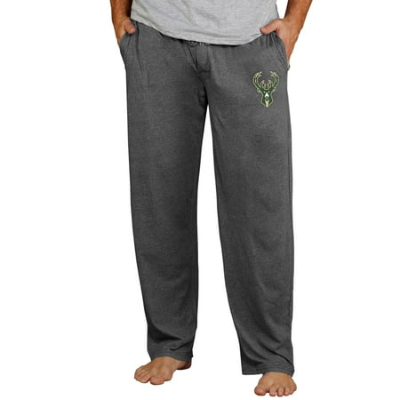 Men's Concepts Sport Charcoal Milwaukee Bucks Quest Knit Lounge Pants