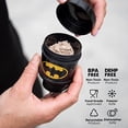 thumbnail image 3 of Smartshake Justice League Whey2Go Batman Contenedor de almacenamiento de proteína en polvo 50 g - Embudo de botella agitadora sin BPA para proteína de suero en polvo + batidos de proteínas 110 ml, DC, 3 of 5