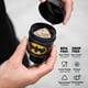 thumbnail image 3 of Smartshake Justice League Whey2Go Batman Contenedor de almacenamiento de proteína en polvo 50 g - Embudo de botella agitadora sin BPA para proteína de suero en polvo + batidos de proteínas 110 ml, DC, 3 of 5