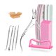 thumbnail image 1 of Kit De Para Manicure  Labg  Y Limas Para Uñas Profesional 12 En 1 Rosa, 1 of 5