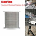 thumbnail image 2 of Arkzeo Universal Welding Wire Aluminum Copper Rods Iron Flux Cored 1.5mm/2mm For Repair L5000mm W2mm, 2 of 8