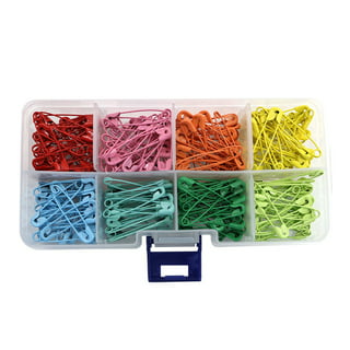 150PCS Small Colored Safety Pins Safety Pin Safety Pins for Kids Stitch  Holders with Storage Box for Crafts Sewing Jewelry Home