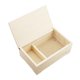 thumbnail image 1 of Caja de música de madera artesanal, caja de música antigua para hacer tú mismo, ideal para cumpleaños, bodas, para mujeres y hombres. Color de la madera, 1 of 9