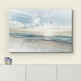 thumbnail image 3 of wall26 Canvas Print Wall Art Birds Take Flight Over Coastal Beach Landscape Nature Wilderness Photography Realism Rustic Scenic Colorful Multicolor for Living Room, Bedroom, Office - 32"x48&quot, 3 of 5