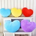 thumbnail image 3 of NIBOLOG Plush Love Heart Pillow Soft Romantic Heart Shaped Throw Sleeping Cushion Stuffed Toy Sofa Couch Bed Decoration Valentine's Day Girlfriend Kids Gift, 3 of 8