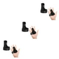 thumbnail image 1 of QualitChoice Fingers Splint Brace Simple Protective Gear Hands Stabilization Protector Adjustable Trigger Support Corrector Stabilizer Tool Black 3Set, 1 of 6